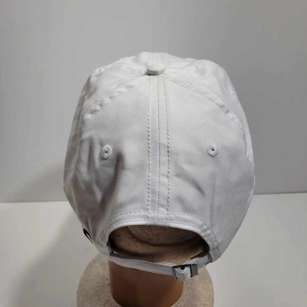 Zyia Active White Adjustable Strapback Hat Baseball Cap